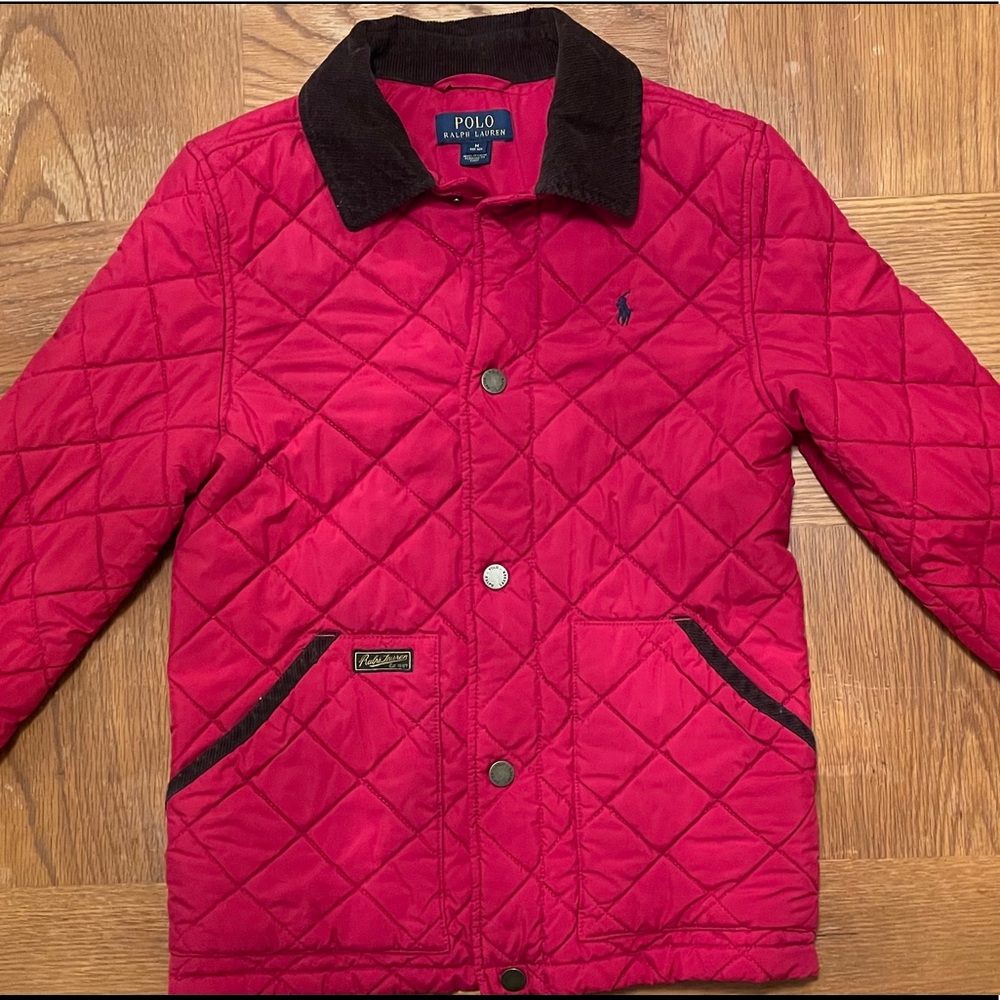 Ralph Lauren Quilted Coat Boys  M 10/12